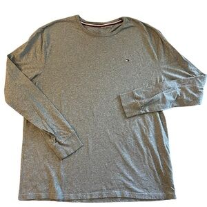 Gray Long Sleeve Shirt Tommy Hilfiger Mens Size Large